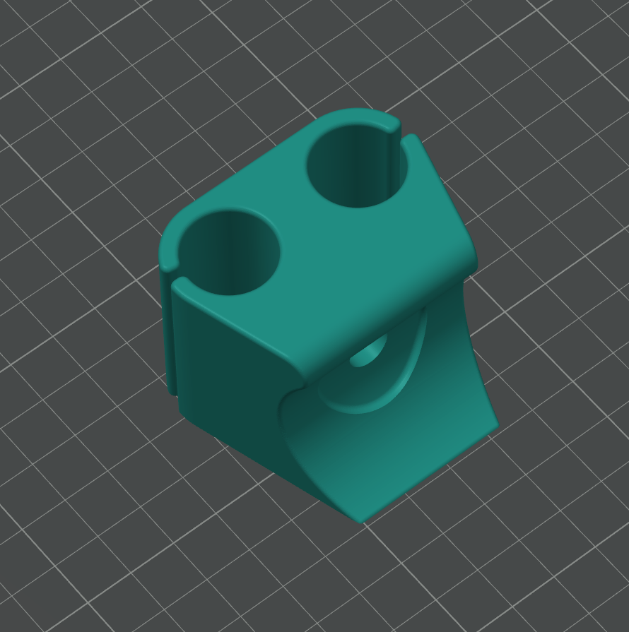 Hydraulic Hose Mount 3D Print