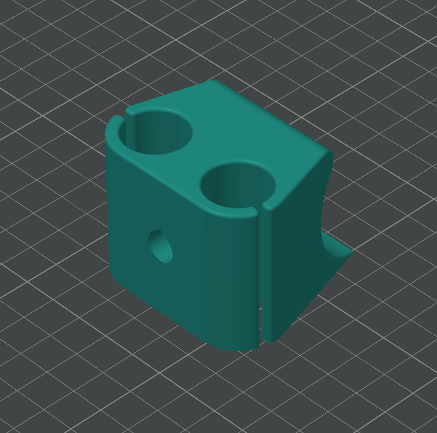 Hydraulic Hose Mount 3D Print