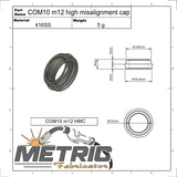 COM-10 Single Sheer M12 x 19mm Offset High Misalignment Spacer