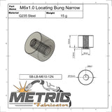 M6x1.0 Locating Weld Bung Narrow